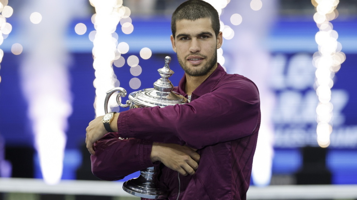 US OPEN: «Βασιλιάς» της Νέας Υόρκης ο Αλκαράθ, νίκησε 3-1 σετ τον Σίνερ - Βίντεο 