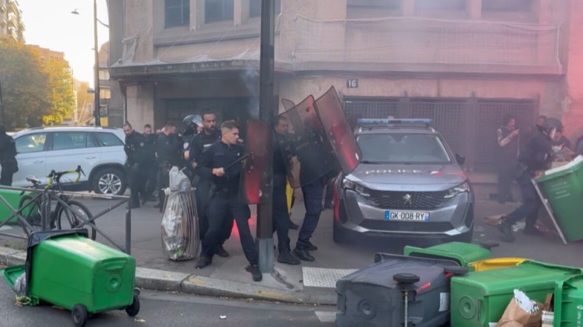 Γαλλία: Δείτε βίντεο από τα πρώτα επεισόδια λόγω του κινήματος «Μπλοκάρουμε τα πάντα» - Άγριες οδομαχίες και συλλήψεις