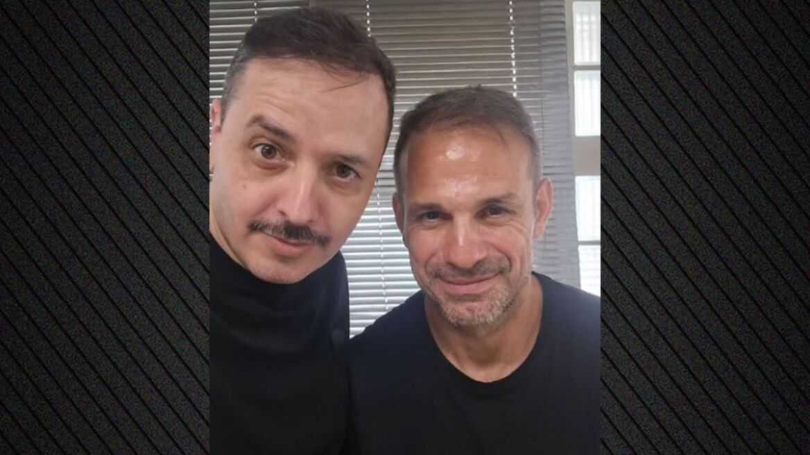 Μια συγκινητική στιγμή για τον πρώην ποδοσφαιριστή.