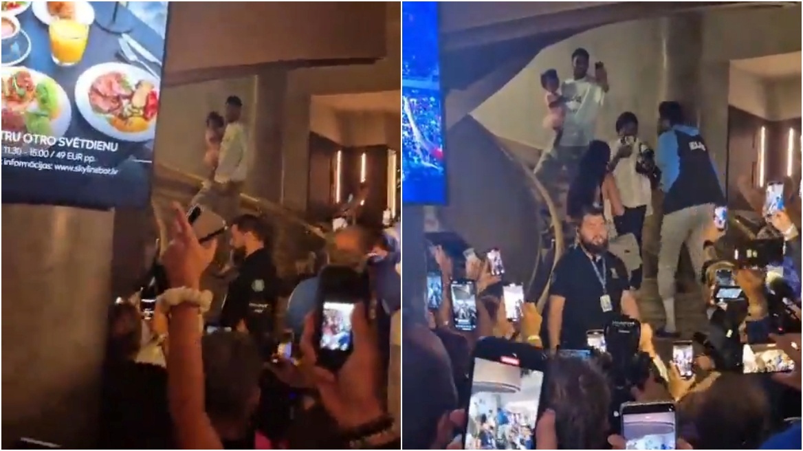 Στιγμές χαράς στο ξενοδοχείο για τον Γιάννη και την οικογένειά του - Βίντεο
