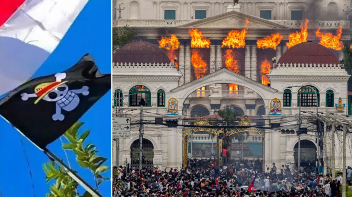 Γιατί η σημαία της ιαπωνικής σειράς «One Piece» πρωταγωνίστησε στις διαδηλώσεις σε Ινδονησία και Νεπάλ – Τι συμβολίζει