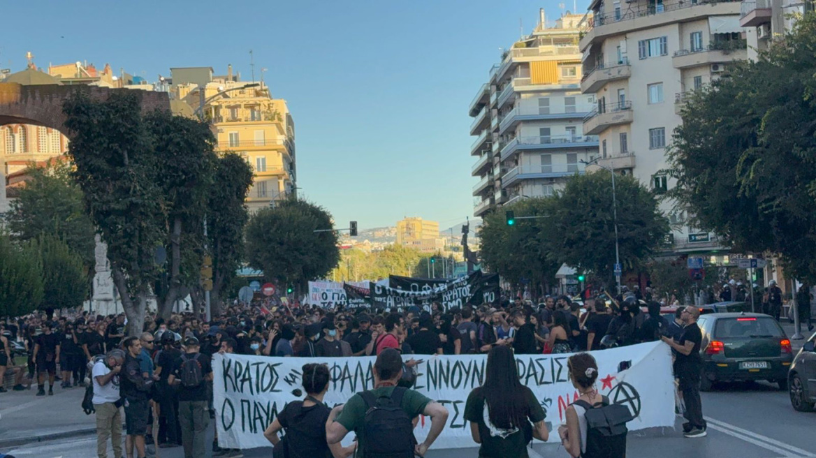 Ειρηνική κινητοποίηση στη Θεσσαλονίκη για την μνήμη του Παύλου Φύσσα.