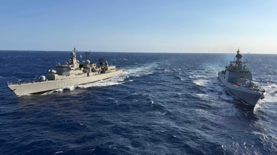 Διμερής άσκηση του Πολεμικού Ναυτικού με την Ινδία σε Μυρτώο και κεντρικό Αιγαίο - Δείτε φωτογραφίες 