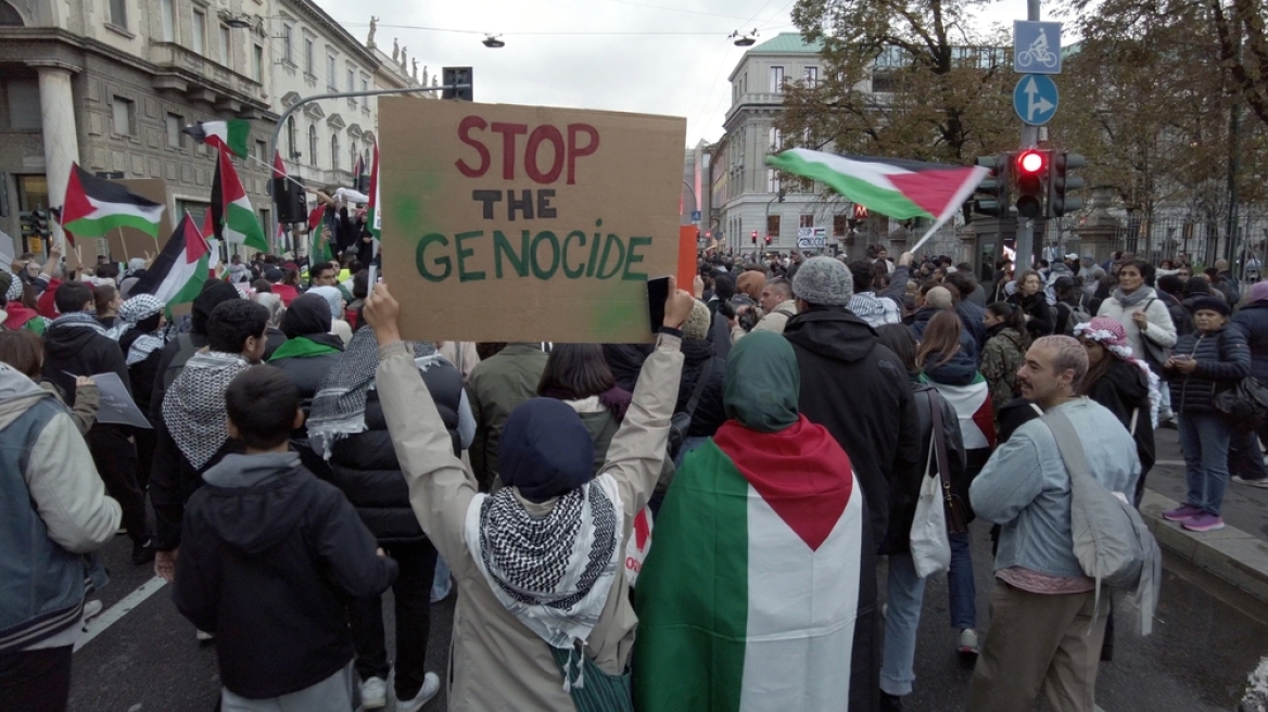 Γενική απεργία σήμερα στην Ιταλία σε ένδειξη συμπαράστασης προς τον παλαιστινιακό λαό