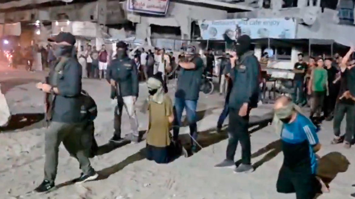 Η Χαμάς εκτέλεσε στη μέση του δρόμου τρεις Παλαιστίνιους «συνεργάτες του Ισραήλ»
