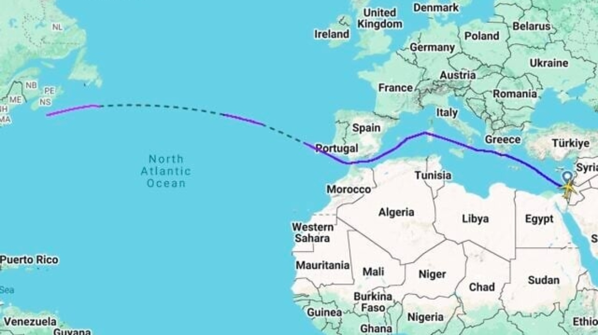 Παράκαμψη 600 χιλιομέτρων έκανε ο Νετανιάχου για να φτάσει στις ΗΠΑ  - Πέρασε μόνο πάνω από Ελλάδα και Ιταλία, απέφυγε τη Γαλλία