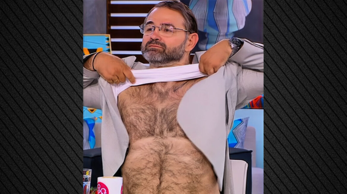 Δείτε βίντεο: Ο Μπαλάσκας έδειξε on air το στήθος του – Ο Λιάγκας ζήτησε συγγνώμη από τους τηλεθεατές