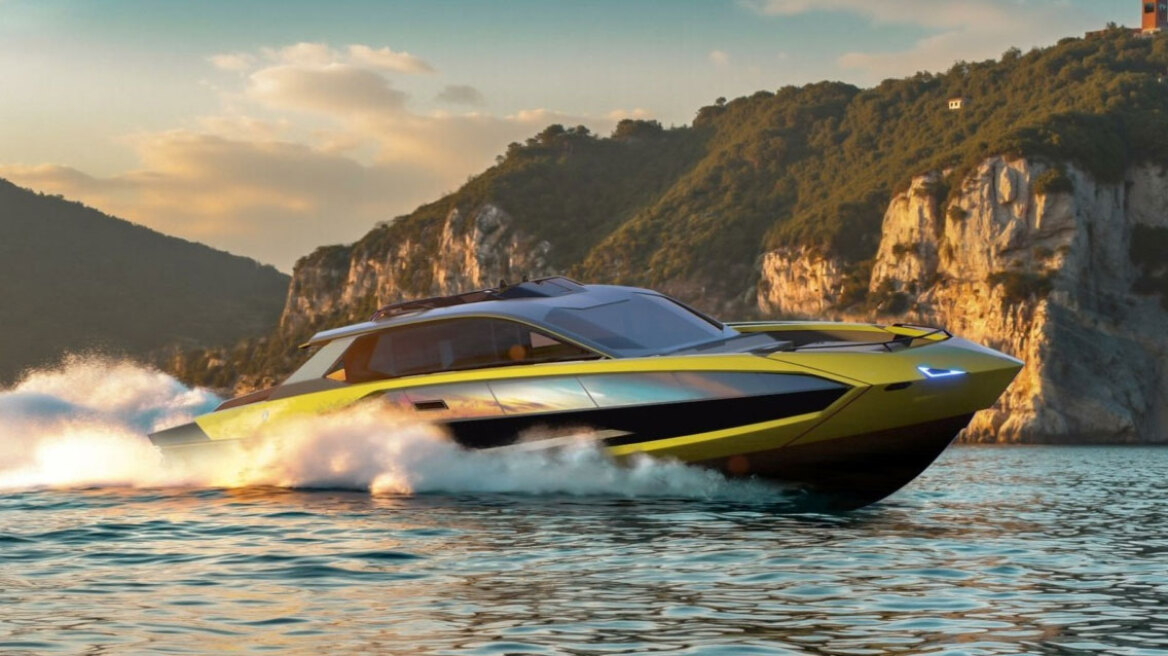 Νέο γιοτ Lamborghini: Χλιδή, τρελά γκάζια και 7.600 άλογα πάνω στα κύματα