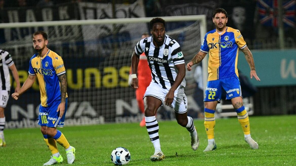Αδιόρθωτος ο ΠΑΟΚ, προηγήθηκε 3-1, αλλά ο μαχητικός Αστέρας κατάφερε να ισοφαρίσει - Δείτε βίντεο