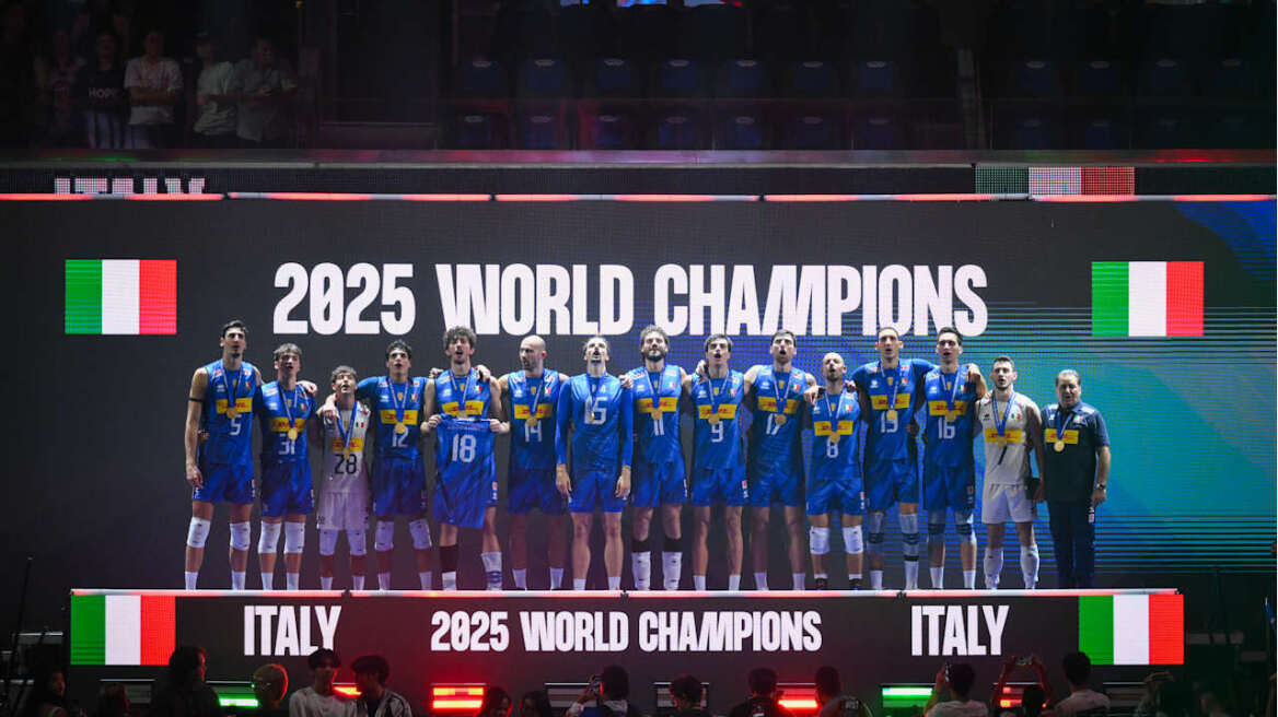 Παγκόσμιο πρωτάθλημα βόλεϊ ανδρών: Η Ιταλία παρέμεινε στον θρόνο της - Δείτε βίντεο