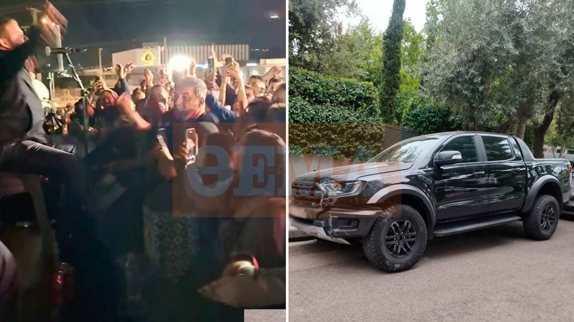 Τροχαίο Μπισμπίκη στη Φιλοθέη: Τα βίντεο από το κρητικό γλέντι πριν πάρει σβάρνα τα ΙΧ