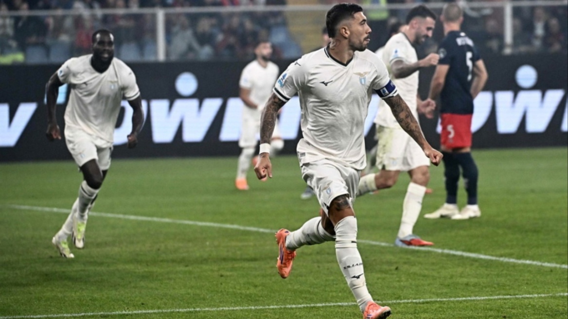 Serie A:  Η Λάτσιο πέρασε με εμφατικό διπλό απ' τη Γένοβα, 3-0 την Τζένοα - Δείτε τα γκολ