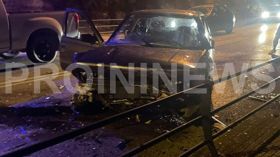 Τροχαίο με τέσσερις τραυματίες στην Καβάλα, μεταξύ τους και ένα παιδί - Δείτε φωτογραφίες
