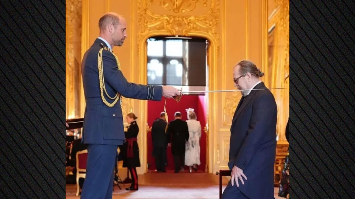 Ο Γκάρι Όλντμαν χρίστηκε ιππότης από τον πρίγκιπα Ουίλιαμ