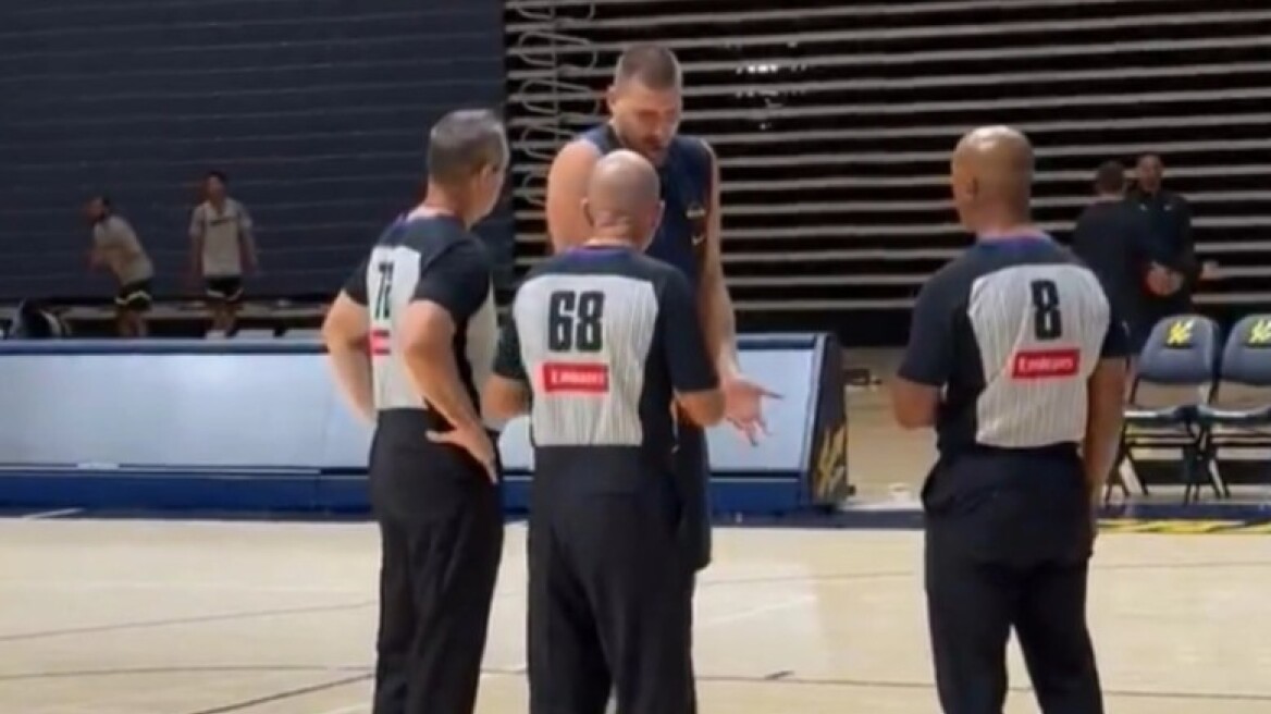 Νίκολα Γιόκιτς: Οι Νάγκετς έφεραν διαιτητές στην προπόνηση του θρύλου τους - Τι συζήτησαν με τον Σέρβο 