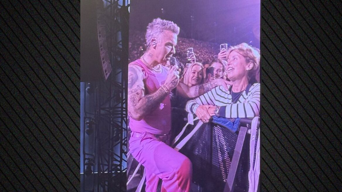 Χάιδω για τη συνομιλία της με τον Ρόμπι Γουίλιαμς στη συναυλία του στο Καλλιμάρμαρο: Ήταν τρελή έκπληξη