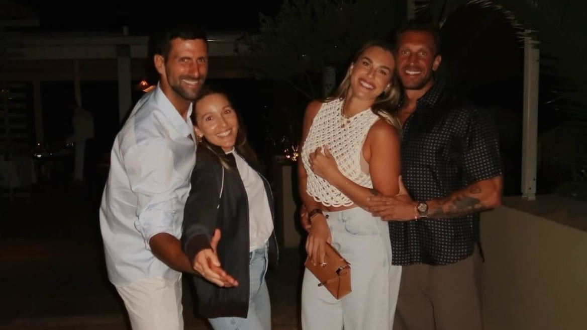 Double date στην Αθήνα για Αρίνα Σαμπαλένα και Νόβακ Τζόκοβιτς - Δείτε φωτογραφίες
