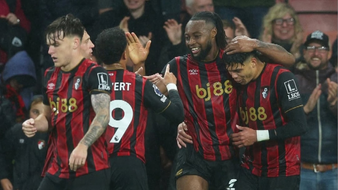 Premier League: Τρελαίνει κόσμο η Μπόρνμουθ, 3-1 την Φούλαμ και άνοδο στη 2η θέση  - Δείτε τα γκολ