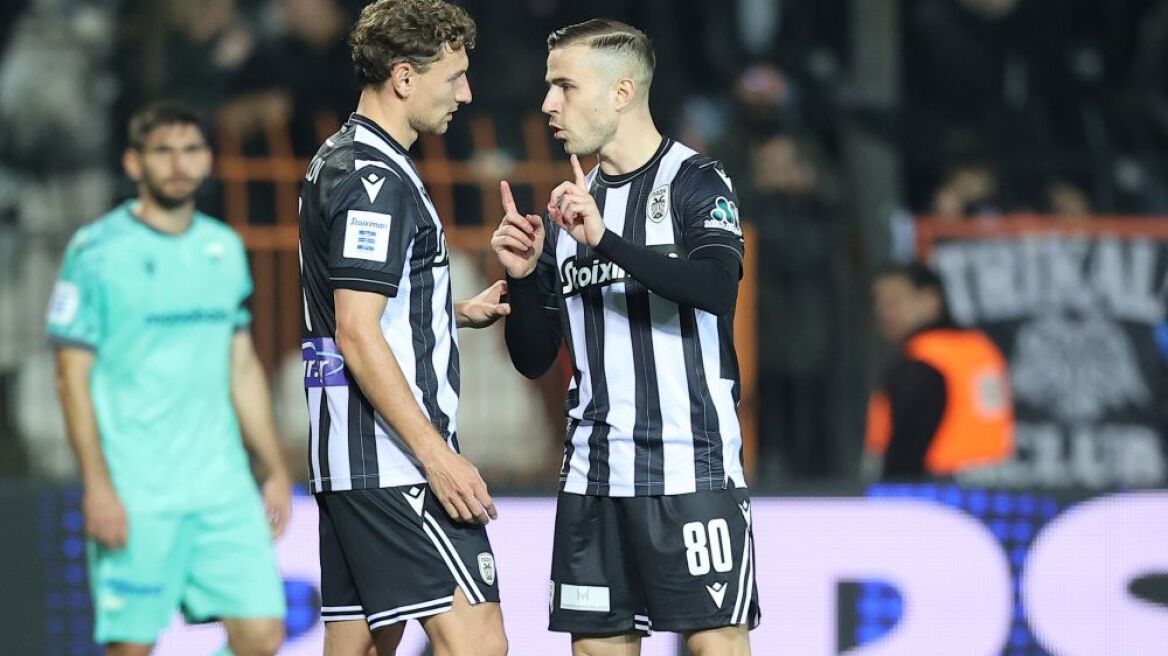 Ο ΠΑΟΚ θα υποδεχθεί τον Ολυμπιακό χωρίς Πέλκα και Τσάλοφ