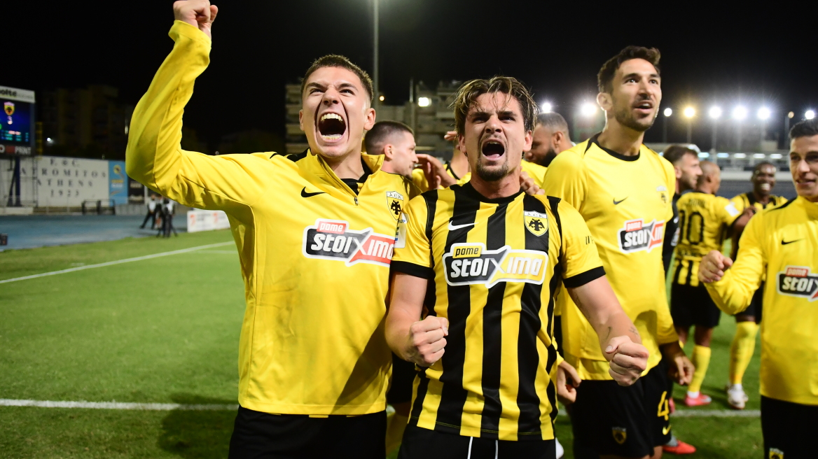 Super League 1: Μόνη πρώτη η ΑΕΚ, έπεσε στην 3η θέση ο Ολυμπιακός - Η βαθμολογία 