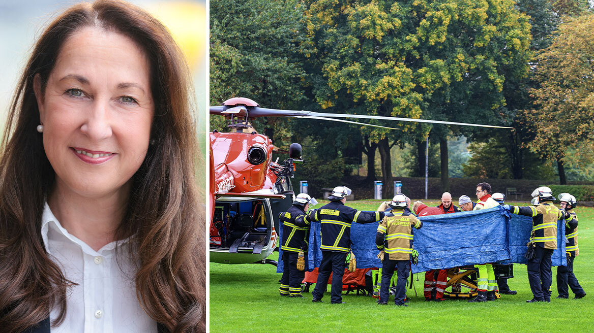 Ανακρίνονται τα δύο θετά παιδιά της Γερμανίδας δημάρχου για την επίθεση με μαχαίρι, με χειροπέδες ο γιος της - «Τους άκουγα να ουρλιάζουν» λέει γείτονας