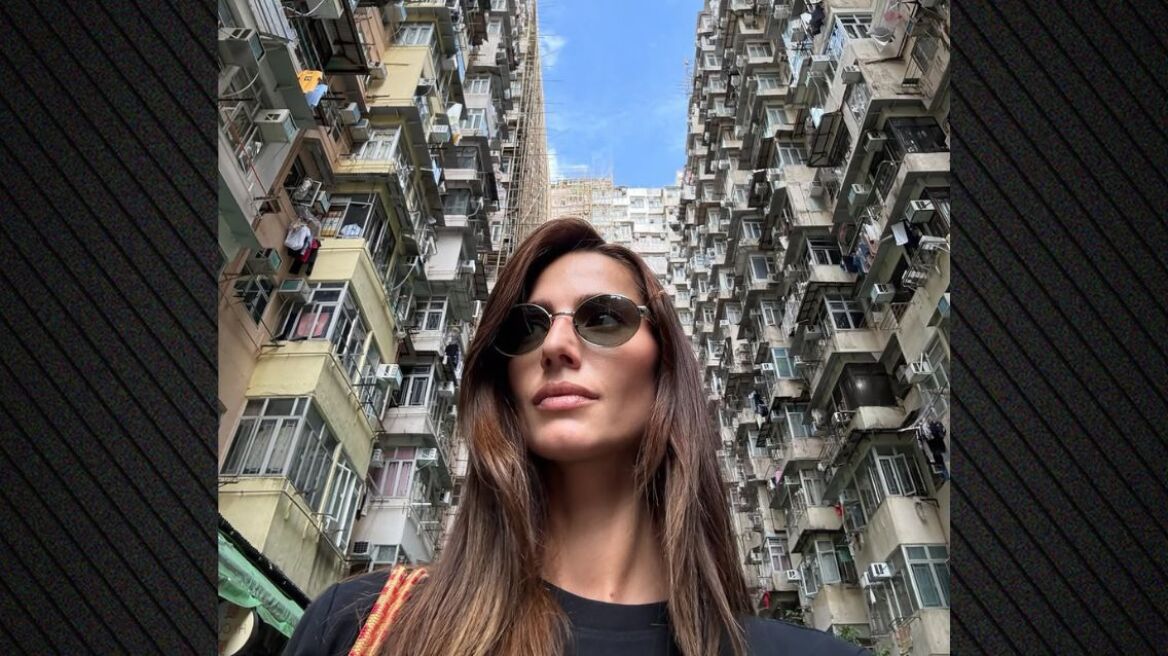 Η Ηλιάνα Παπαγεωργίου ταξίδεψε στο Χονγκ Κονγκ - Δείτε τις φωτογραφίες
