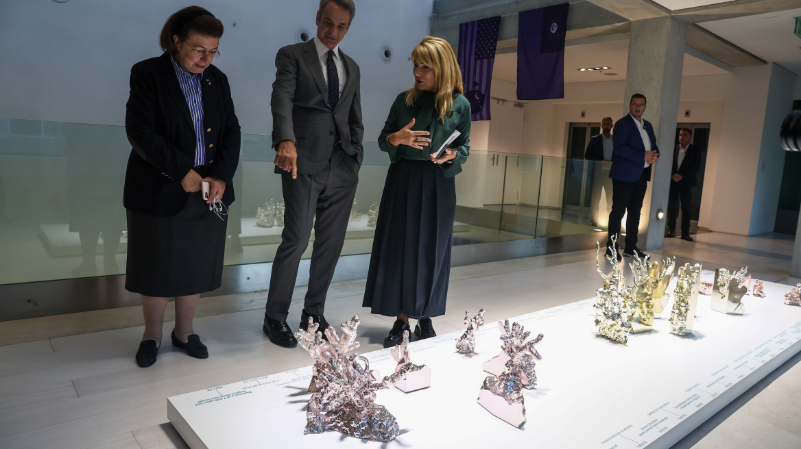 Επίσκεψη Κυριάκου και Μαρέβας Μητσοτάκη στο Εθνικό Μουσείο Σύγχρονης Τέχνης - Φωτογραφίες