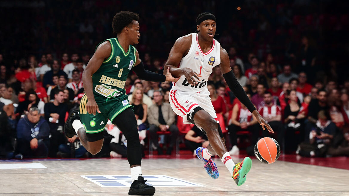 Ολυμπιακός - Παναθηναϊκός 90-86: «Κόκκινο» το πρώτο ντέρμπι της σεζόν - Βίντεο