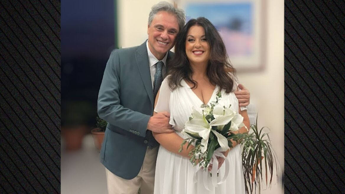 Ο Οδυσσέας Σταμούλης παντρεύτηκε τη σύντροφό του με πολιτικό γάμο - Δείτε τις φωτογραφίες