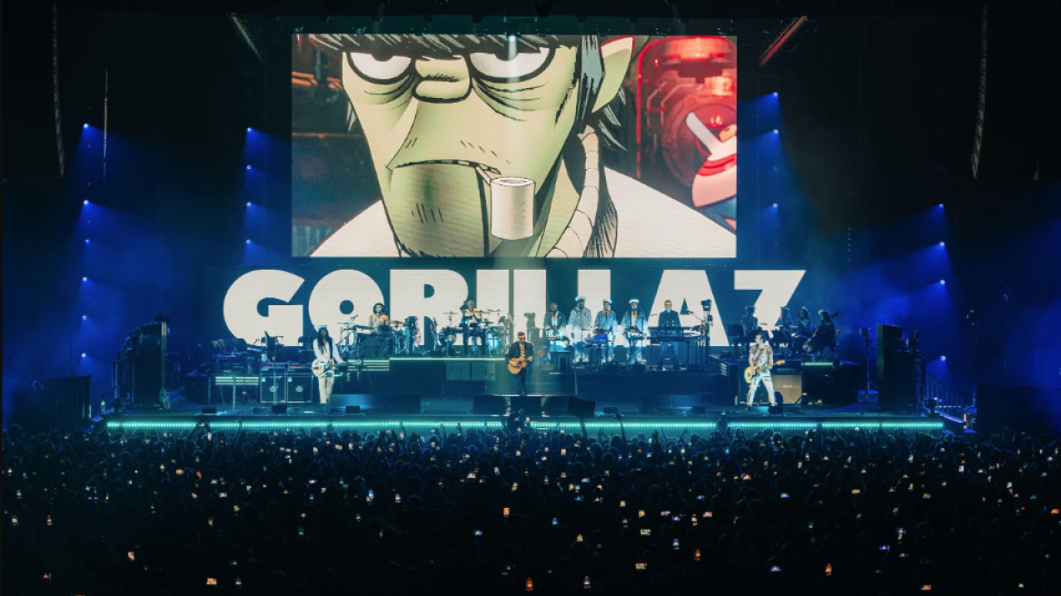 Gorillaz - David Byrne: Το δημοφιλές συγκρότημα και ο επιδραστικός καλλιτέχνης έρχονται στην Αθήνα το καλοκαίρι του 2026