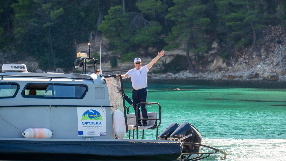 Ο πρίγκιπας Αλβέρτος του Μονακό στην Αλόννησο - Δείτε βίντεο και φωτογραφίες