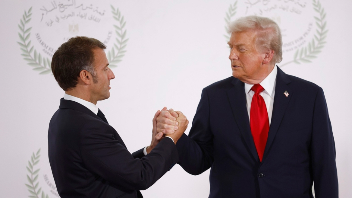 «Θα δεις τι πρόκειται να συμβεί» - Ο έντονος διάλογος Τραμπ-Μακρόν στη χειραψία τους στη σύνοδο για τη Γάζα, δείτε βίντεο