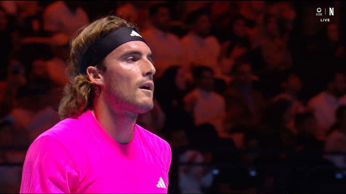 Six Kings Slam: Πρεμιέρα με ήττα από τον Σίνερ για τον Τσιτσιπά - Θα εισπράξει 1,5 εκατ. δολάρια για τη συμμετοχή του - Βίντεο 