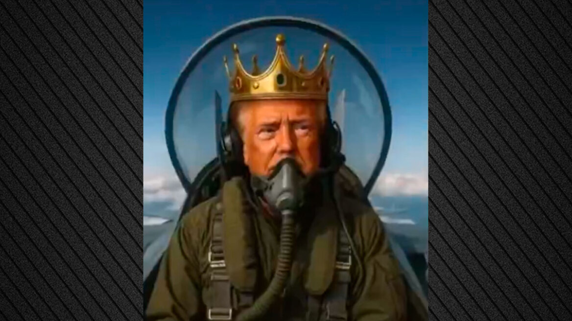 Ο Τραμπ ξαναχτυπά με AI βίντεο: Βασιλιάς σε μαχητικό βομβαρδίζει με... περιττώματα τους διαδηλωτές του «No Kings»