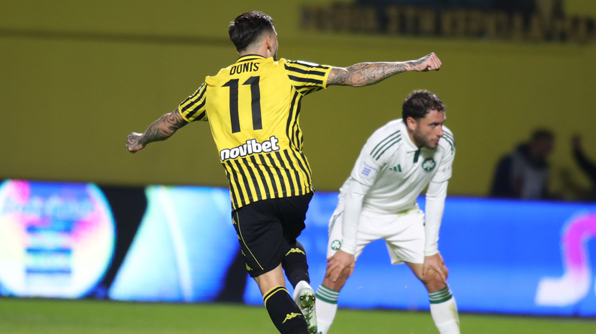 Προηγήθηκε νωρίς αλλά τον... τιμώρησε ο Δώνης, ο Παναθηναϊκός 1-1 με τον Άρη στη Θεσσαλονίκη - Δείτε τα γκολ 
