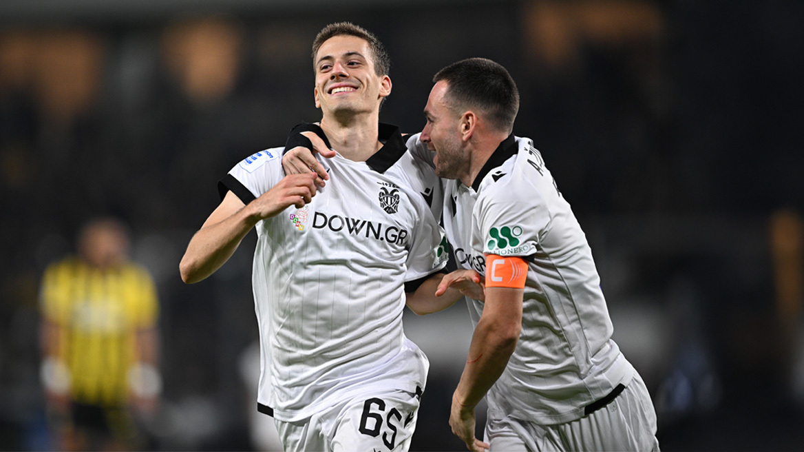ΑΕΚ - ΠΑΟΚ 0-2: Διπλό κορυφής στη Νέα Φιλαδέλφεια - Δείτε τα γκολ 