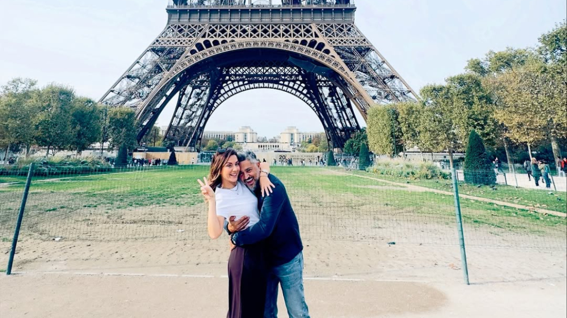 Η Βάσω Λασκαράκη γιόρτασε τα γενέθλιά της στο Παρίσι με τον Λευτέρη Σουλτάτο