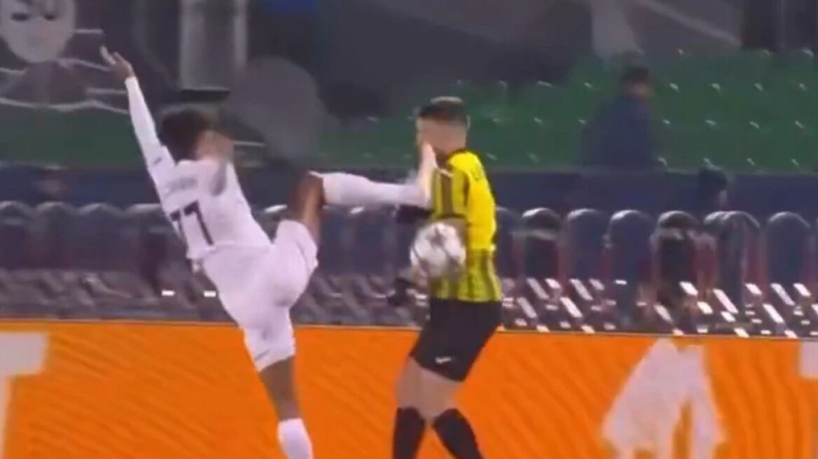 Το «δολοφονικό» μαρκάρισμα του Κορέια που άφησε με δέκα παίκτες την Πάφο απέναντι στην Καϊράτ - Βίντεο 