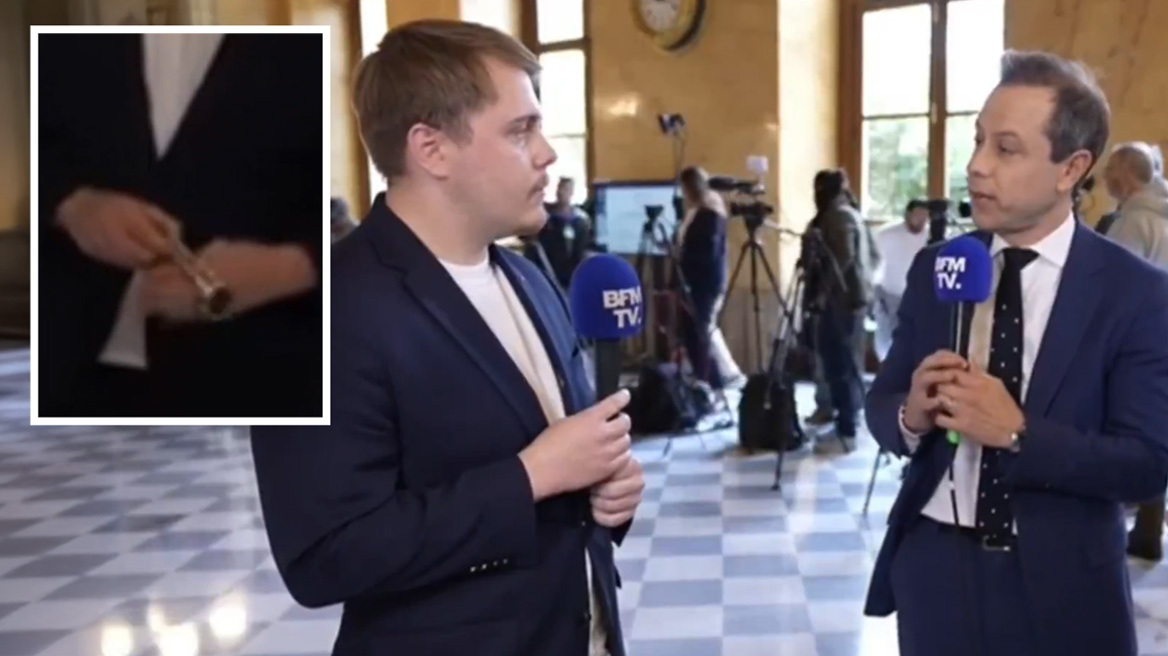 Γαλλία: Αριστερός βουλευτής κρύβει το ακριβό ρολόι του πριν από συνέντευξη σε τηλεοπτικό κανάλι