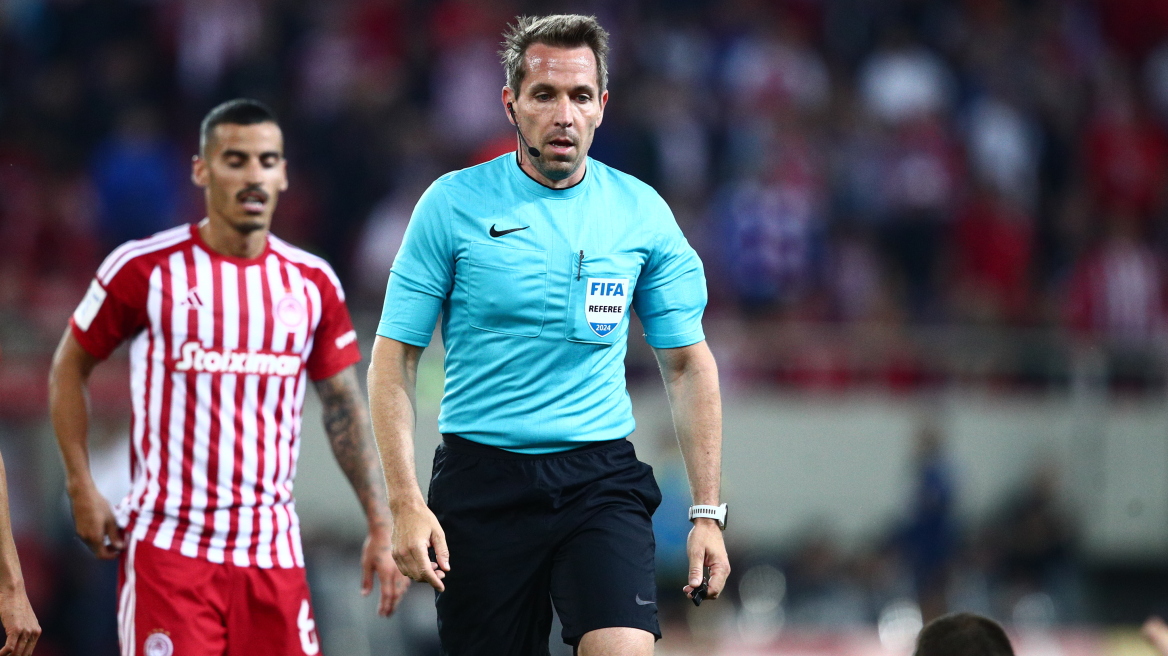 Super League 1: Ο Στίλερ διαιτητής στο Ολυμπιακός - ΑΕΚ 