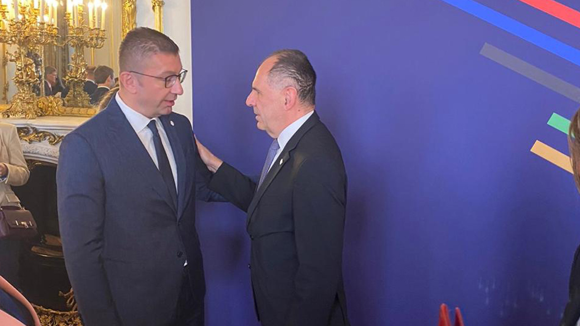 Συνάντηση Γεραπετρίτη - Μιτσκόσκι στο περιθώριο της συνόδου για τα Δυτικά Βαλκάνια