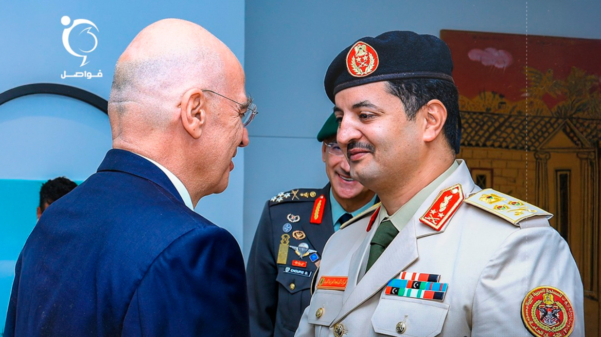 Συνάντηση Δένδια με Χαλέντ Χαφτάρ στην Αθήνα
