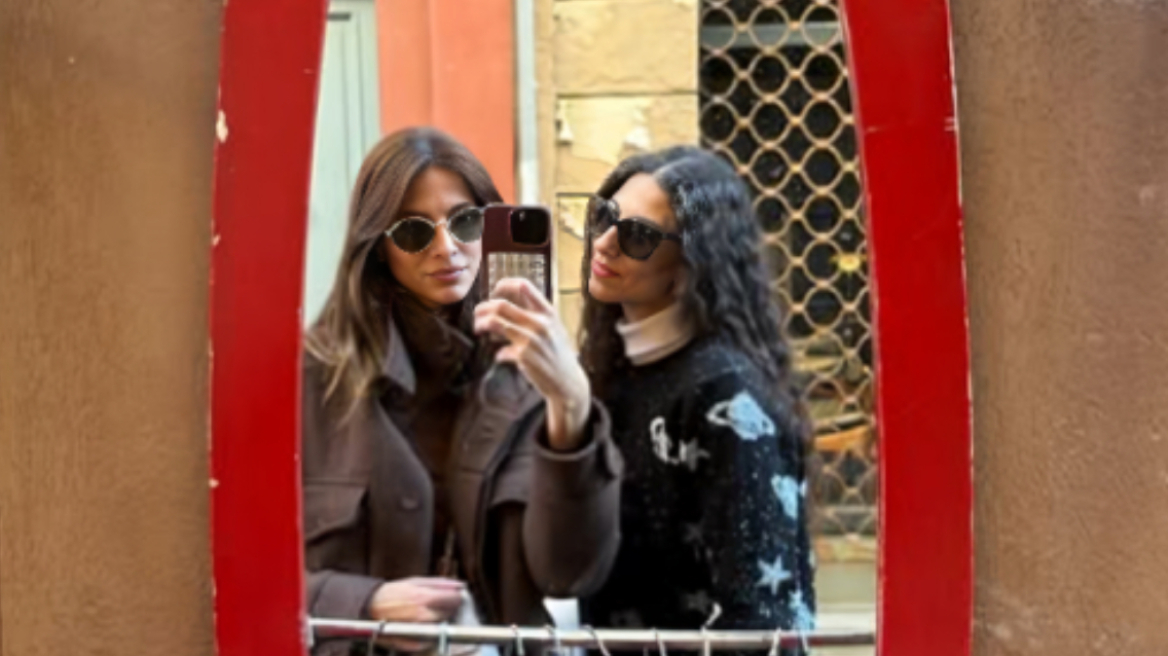 Η Ηλιάνα Παπαγεωργίου ταξίδεψε στο Μιλάνο με την αδερφή της