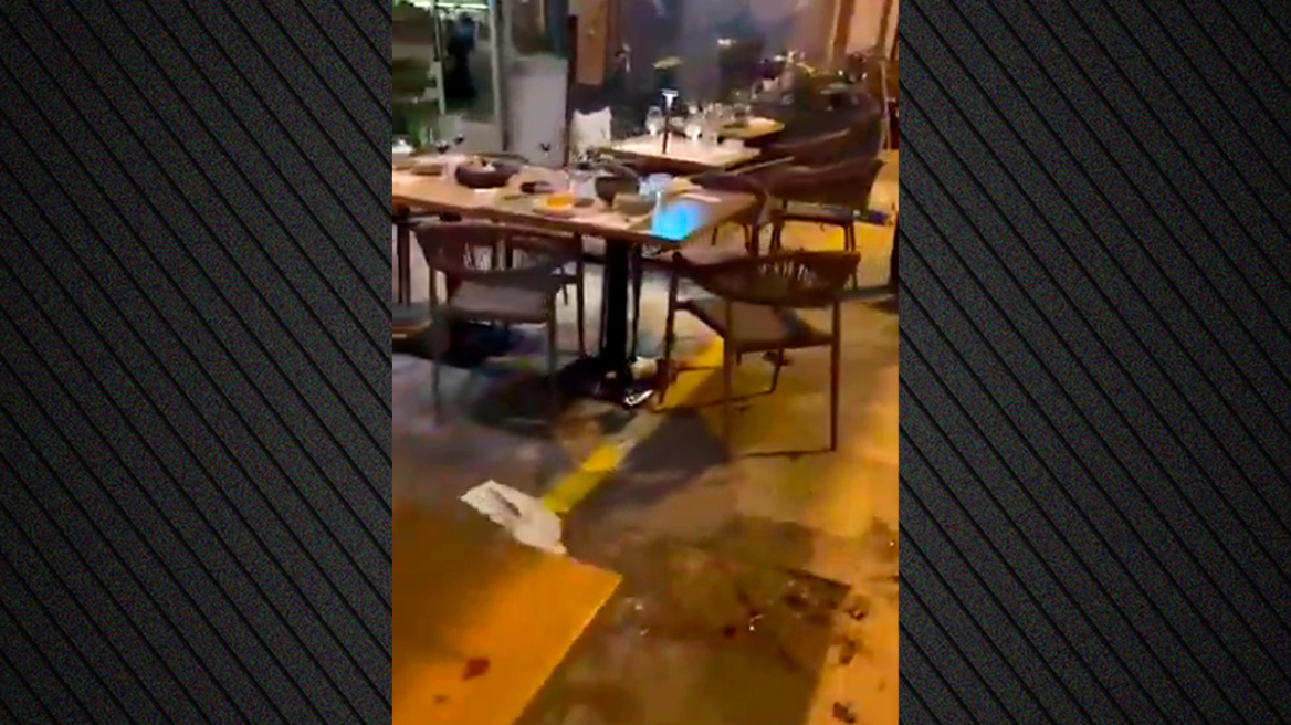 Ηράκλειο: Βίντεο από τις ζημιές που προκάλεσαν οι 25 κουκουλοφόροι που επιτέθηκαν στον Βορίδη