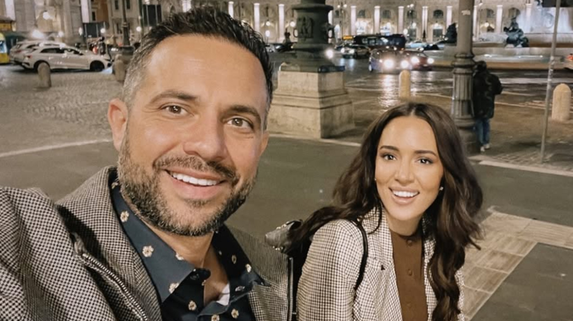 Η Καλομοίρα γιόρτασε τη 15η επέτειο γάμου της με τον Γιώργο Μπούσαλη στη Ρώμη 