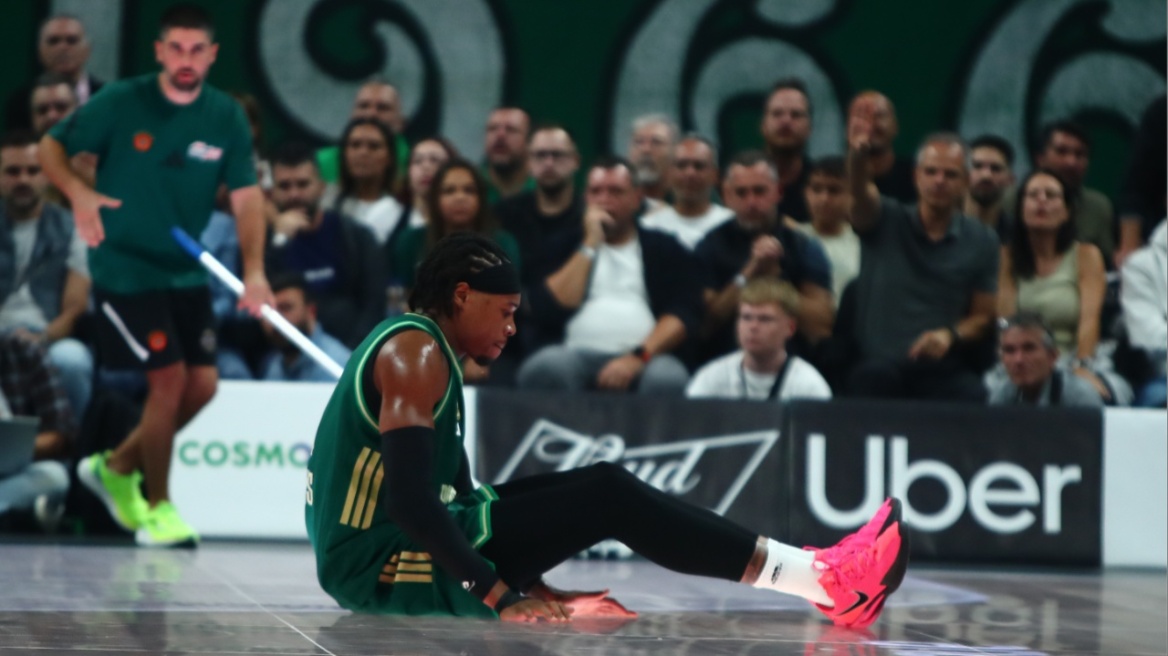 Παναθηναϊκός: Ρήξη έσω πλαγίου συνδέσμου στο γόνατο ο Χολμς, εκτός για ένα μήνα 