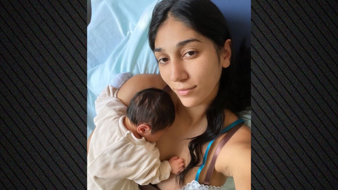 H Παρασκευή Κερασιώτη έφερε στον κόσμο το πρώτο της παιδί