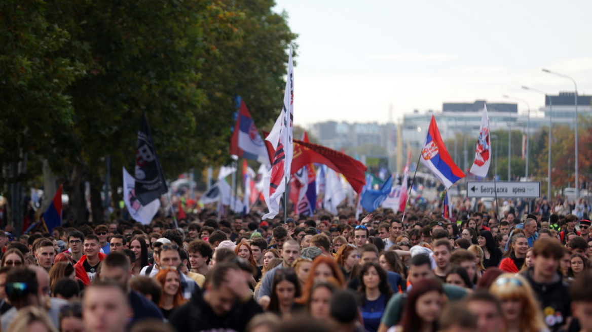 Σερβία: Στους δρόμους οι φοιτητές για την επέτειο του ενός έτους από την τραγωδία στο Νόβι Σαντ