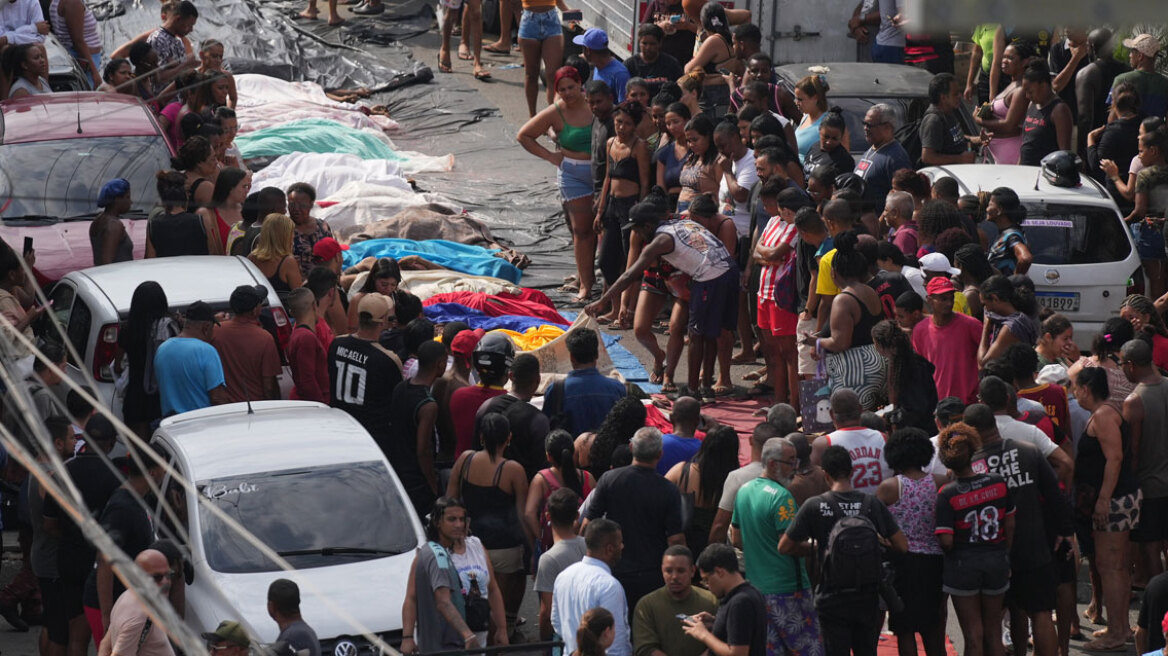 Βραζιλία: Κανένα αρχηγικό μέλος της συμμορίας Comando Vermelho μεταξύ των 121 νεκρών στο Ρίο