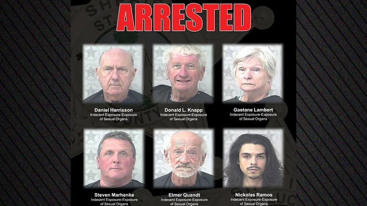 Γυμνιστές γδύθηκαν σε λάθος ακτή και συνελήφθησαν στη Φλόριντα
